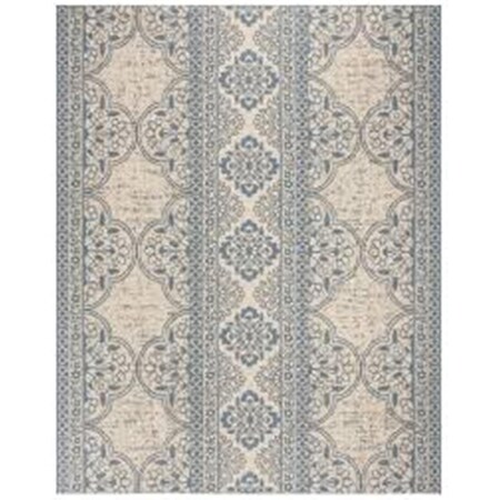 Safavieh 3 x 5 ft. Beach House Contemporary Rectangle Indoor & Outdoor Area Rugs Blue & Creme BHS174M-3